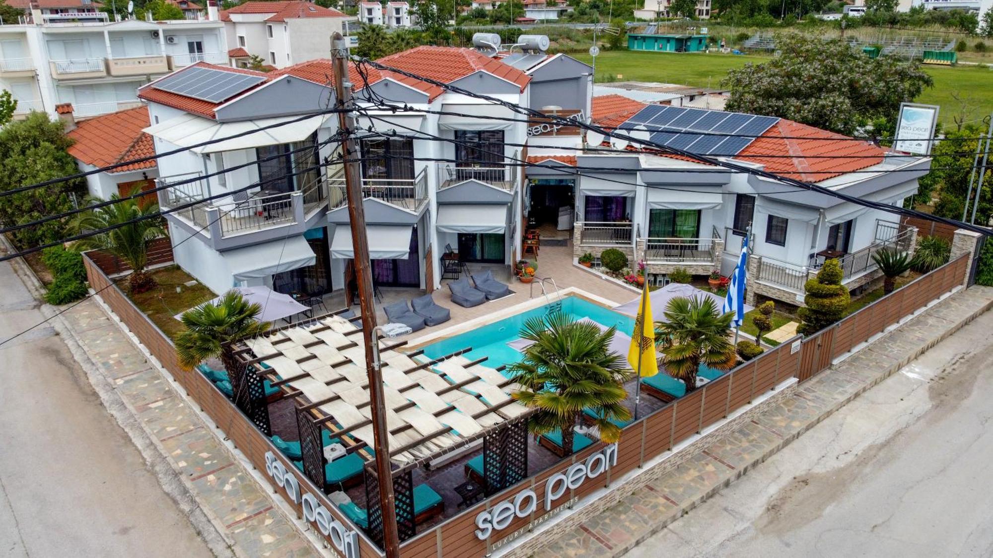 Sea Pearl Luxury Apartments Vrasná Buitenkant foto